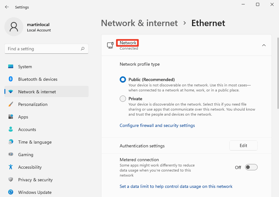 network name windows 11
