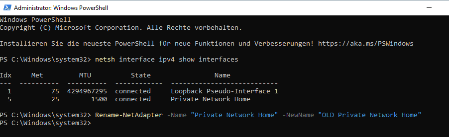 rename network adapter windows 11