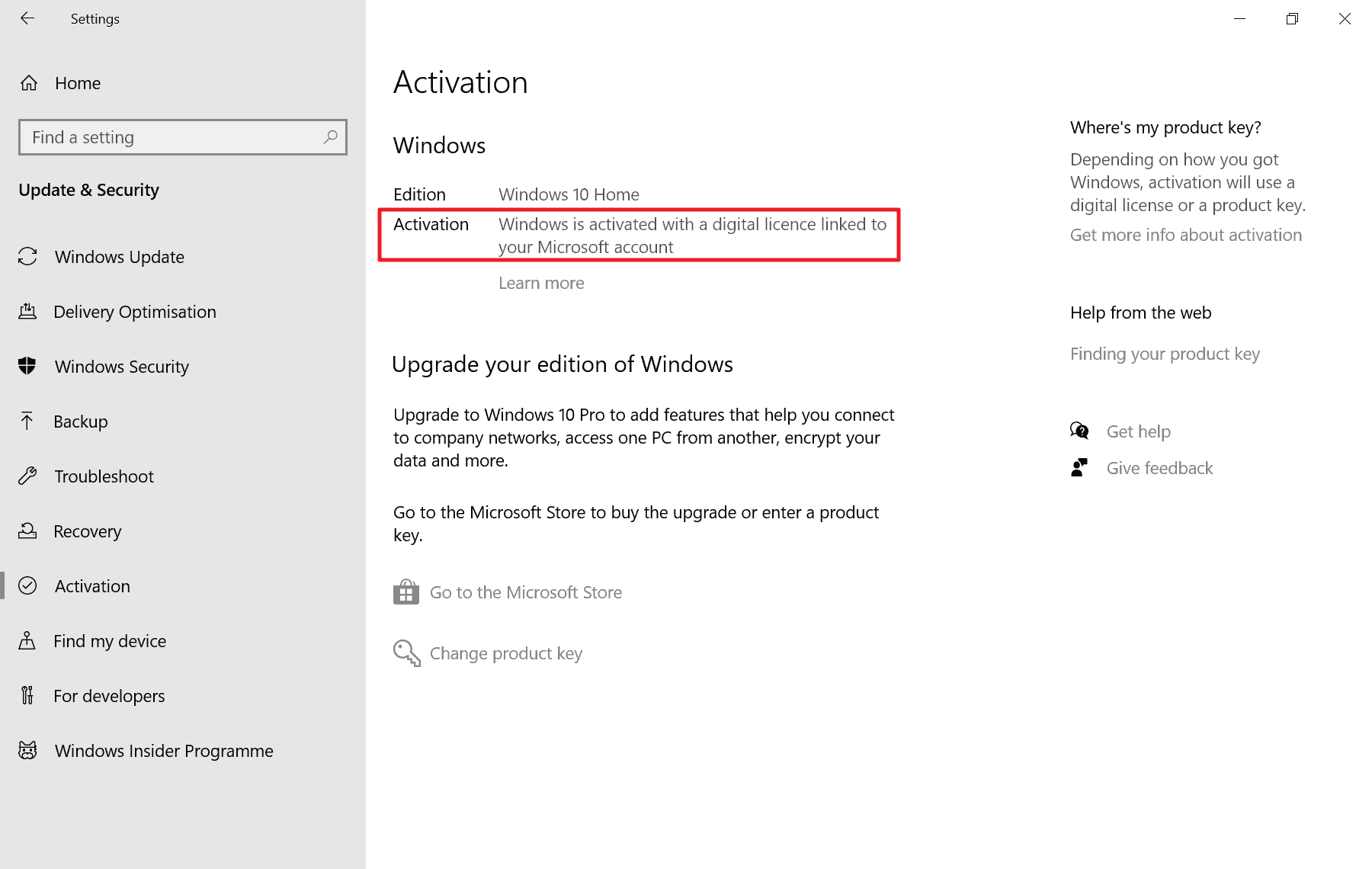 windows 10 activated free upgrade