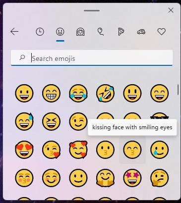 Windows 11 Segoe UI Emoji font