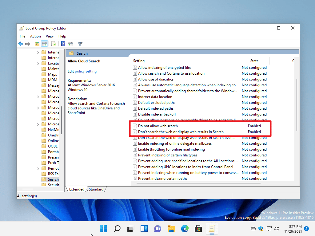 do-not-allow-web-search-windows-11-group