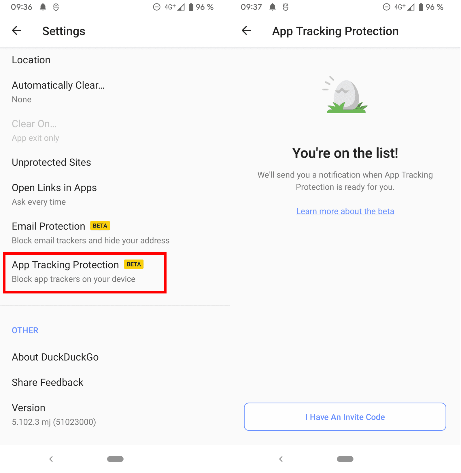 duckduckgo privacy browser app tracking protection