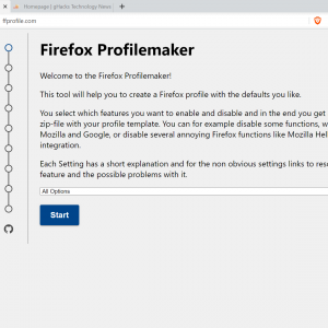 firefox profilemaker