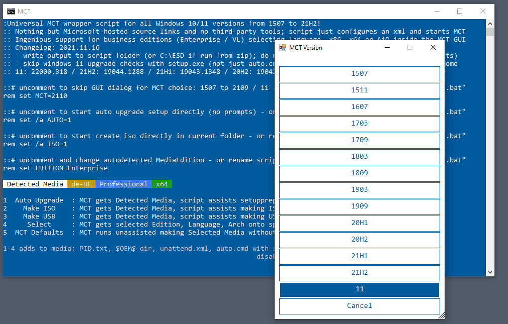 media creation tool bat