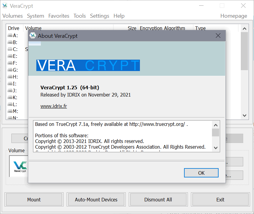 VeraCrypt 1.25 drops Windows 8.1 and 7, and Mac OS 10.8 and earlier support