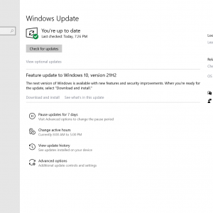 windows 10 version 21h2 released