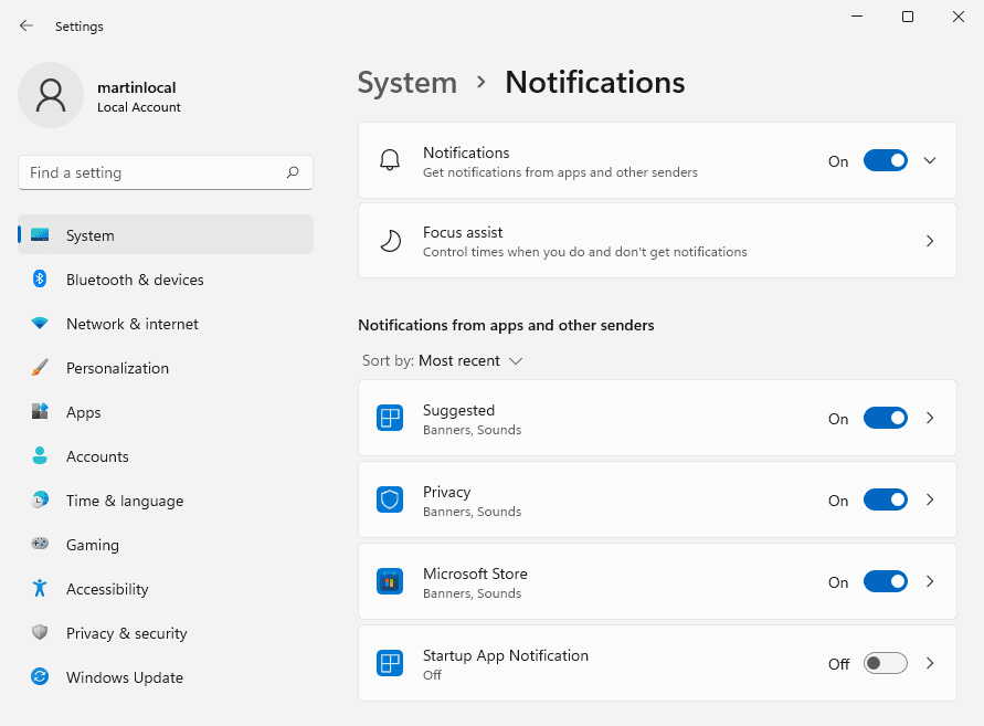 windows 11 notifications turn off