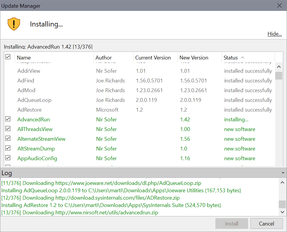 wscc software installation