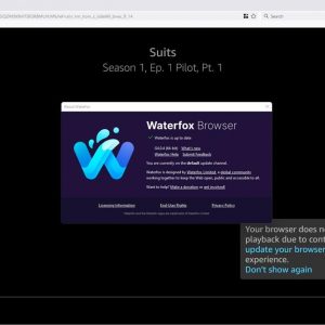 Waterfox G4 4.10.2391.0 update ships with latest Widevine plugin, but DRM issues still exist
