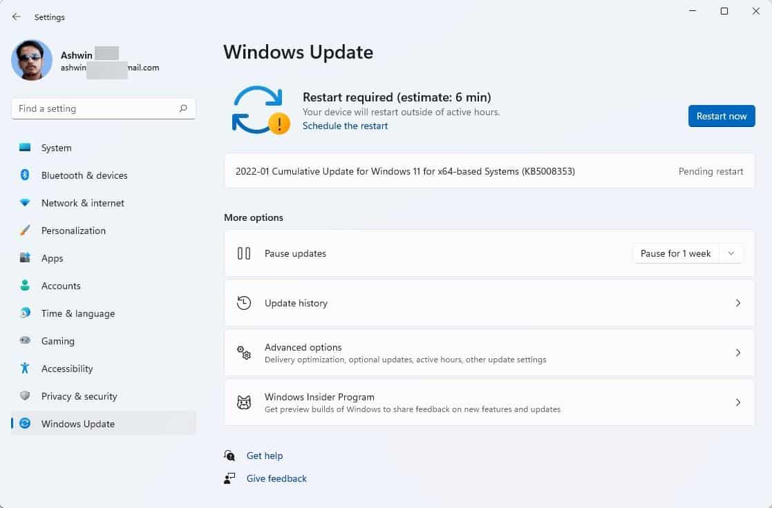 KB5008353 Update for Windows 11 fixes File Explorer lag