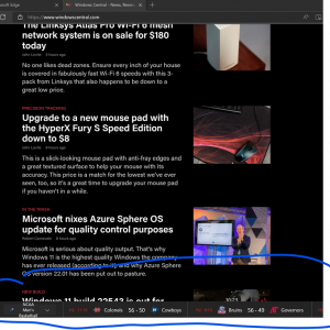 Microsoft Edge is testing a Sports Ticker to display Live Scores, News in all pages and new tabs