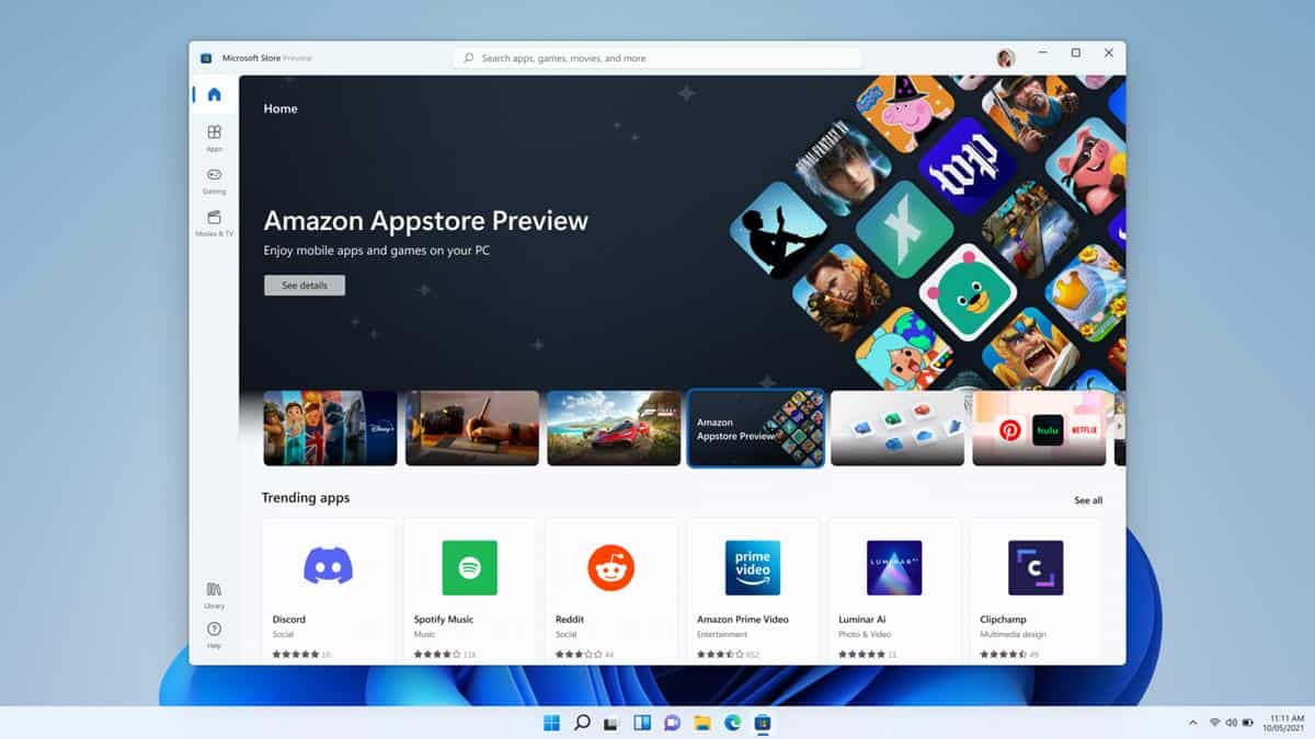 Microsoft to roll out Android apps preview for Windows 11 next month