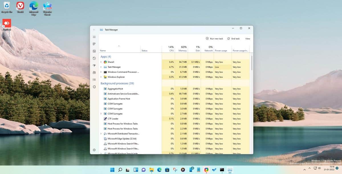 new task manager in windows 11