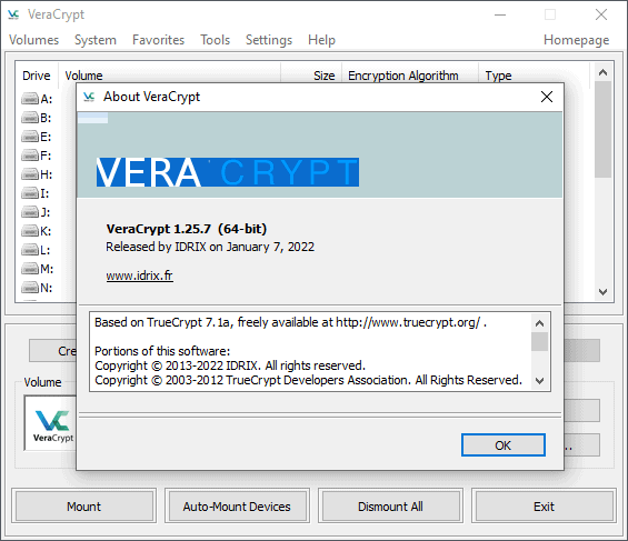 VeraCrypt 1.25.7 update reintroduces support for Windows Vista, 7 and 8 systems