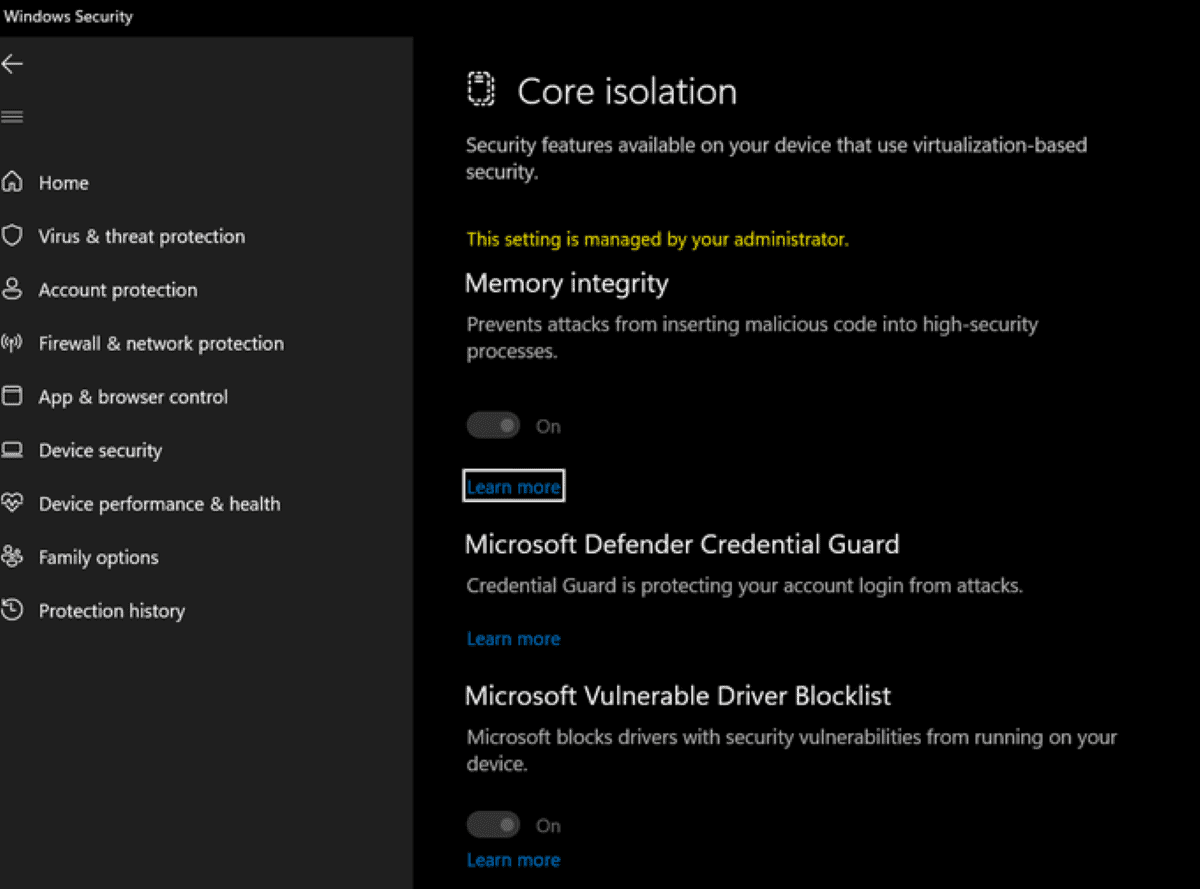 windows defender vulnerable driver blocklist