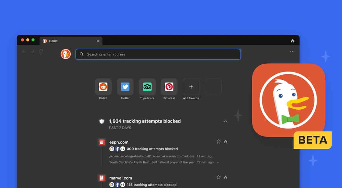 The DuckDuckGo browser for Mac is now available in beta 
