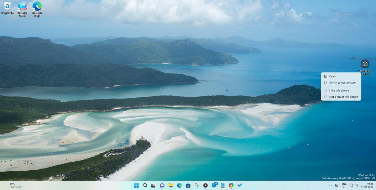 Windows Spotlight in Windows 11 Insider Preview Build 22598