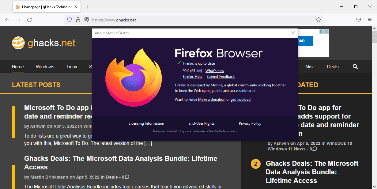 firefox 99