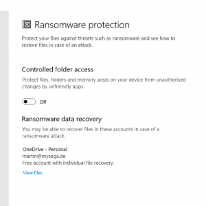 windows ransomware protection