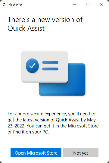Microsoft's replaces bundled Quick Assist app with Microsoft Store version
