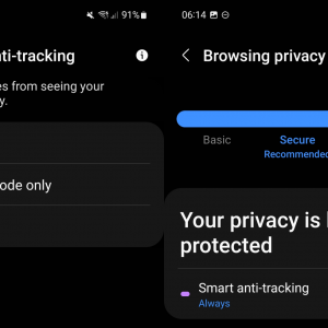 samsung internet browser 17 privacy