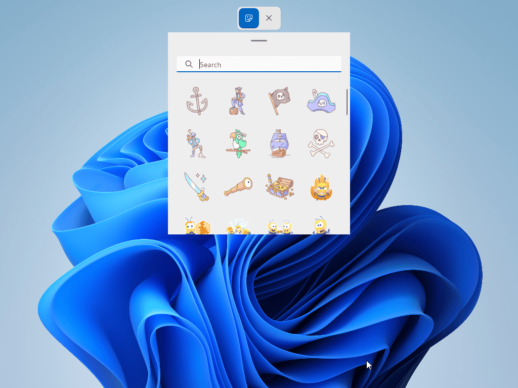 windows 11 add edit stickers