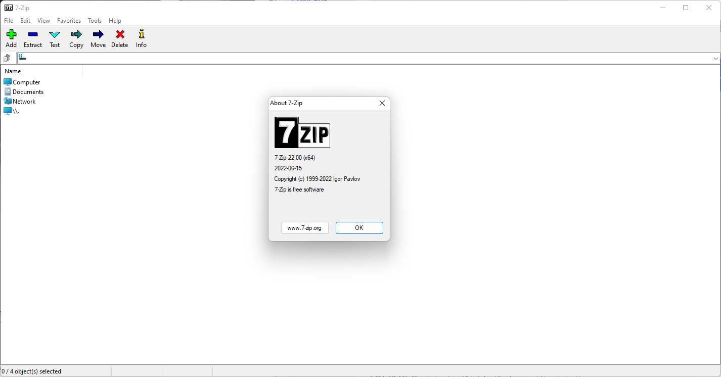 7-zip 22.00