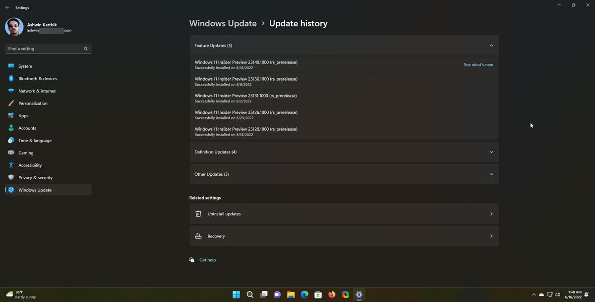 What's new in Windows 11 Insider Preview Build 25140