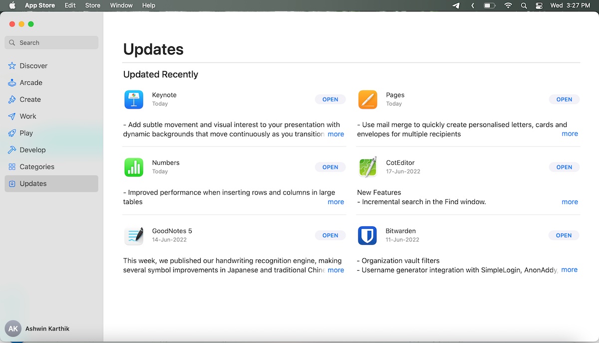 iWork 12.1 update for Pages, Numbers and Keynote released