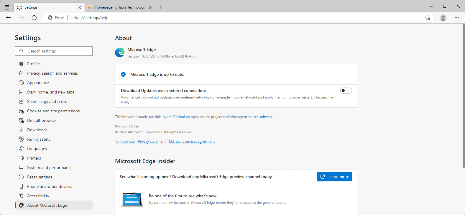 Microsoft Edge 103 fixes 12 security issues
