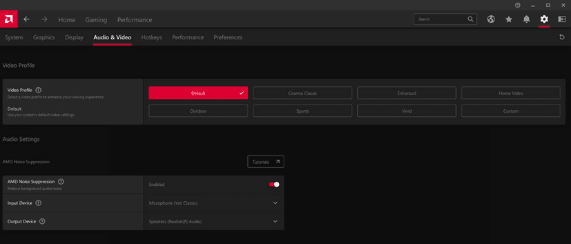 AMD Noise Suppression