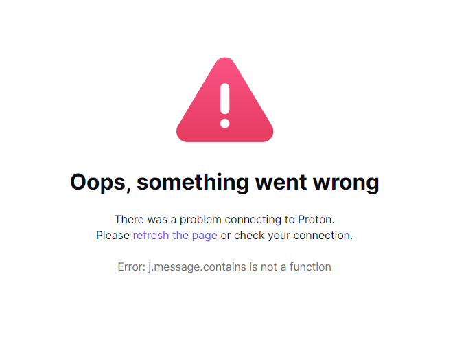 ProtonMail outage