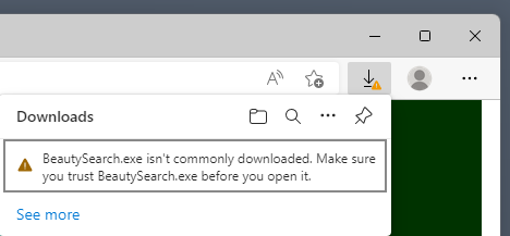 edge warning download