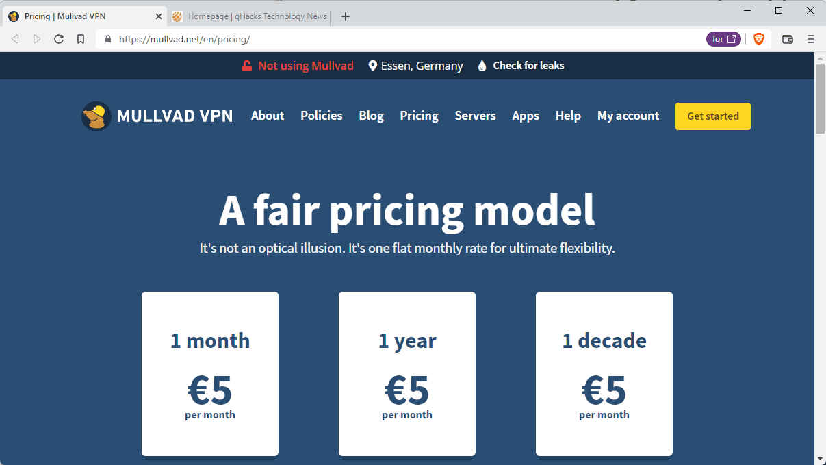 mullvad vpn