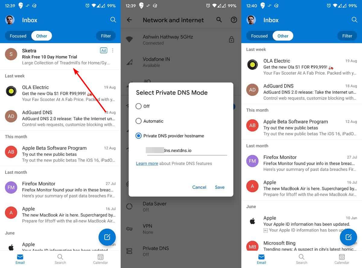 Ads in the Microsoft Outlook app for Android and iOS are getting worse