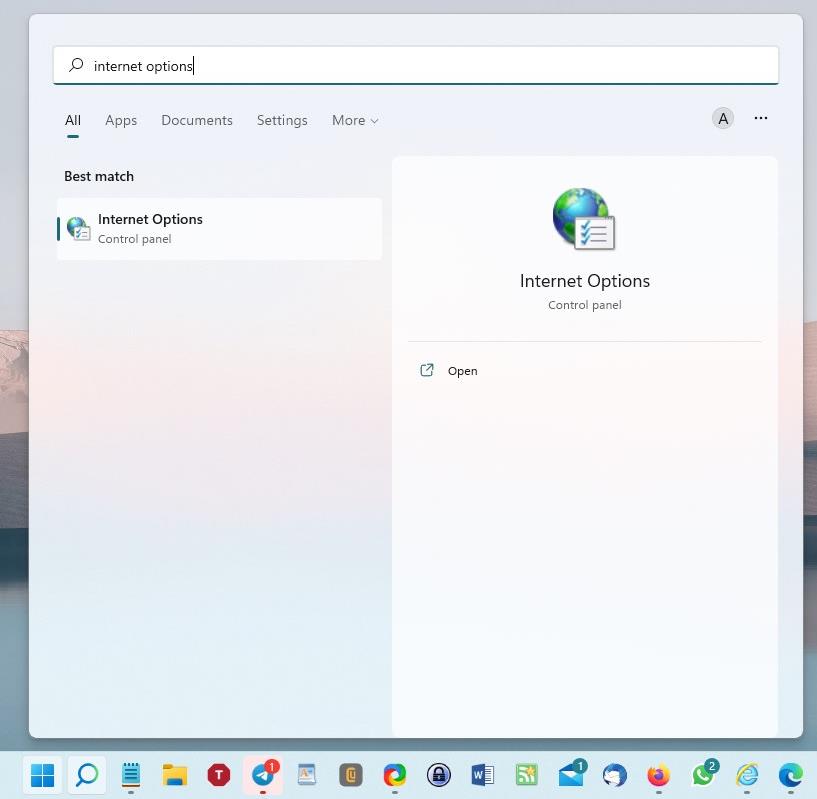 How to access Internet Explorer in Windows 11