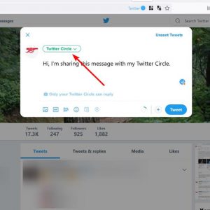 How to post Tweets to your Twitter Circle