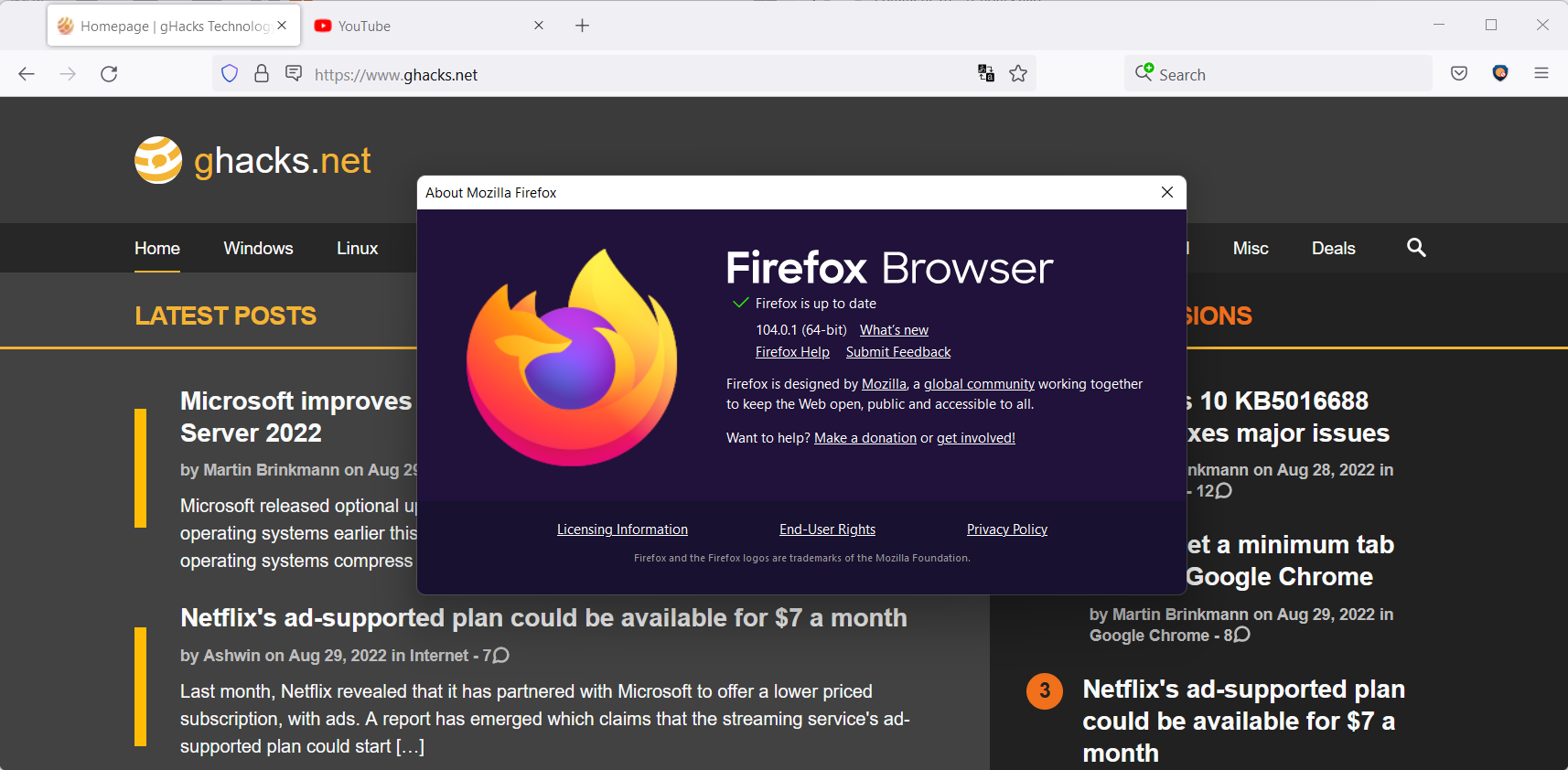 firefox 104.0.1