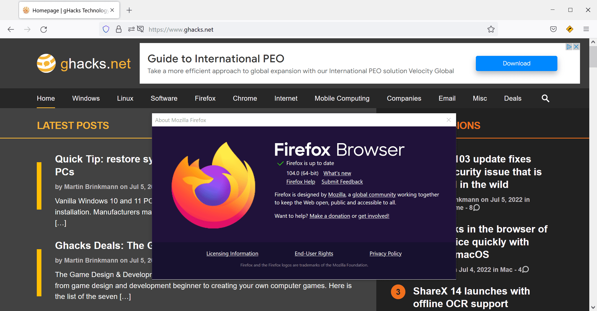 firefox 104