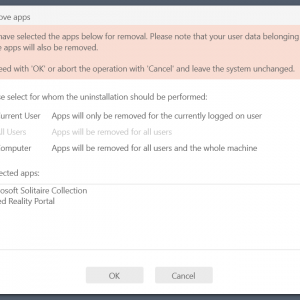 remove apps windows 11