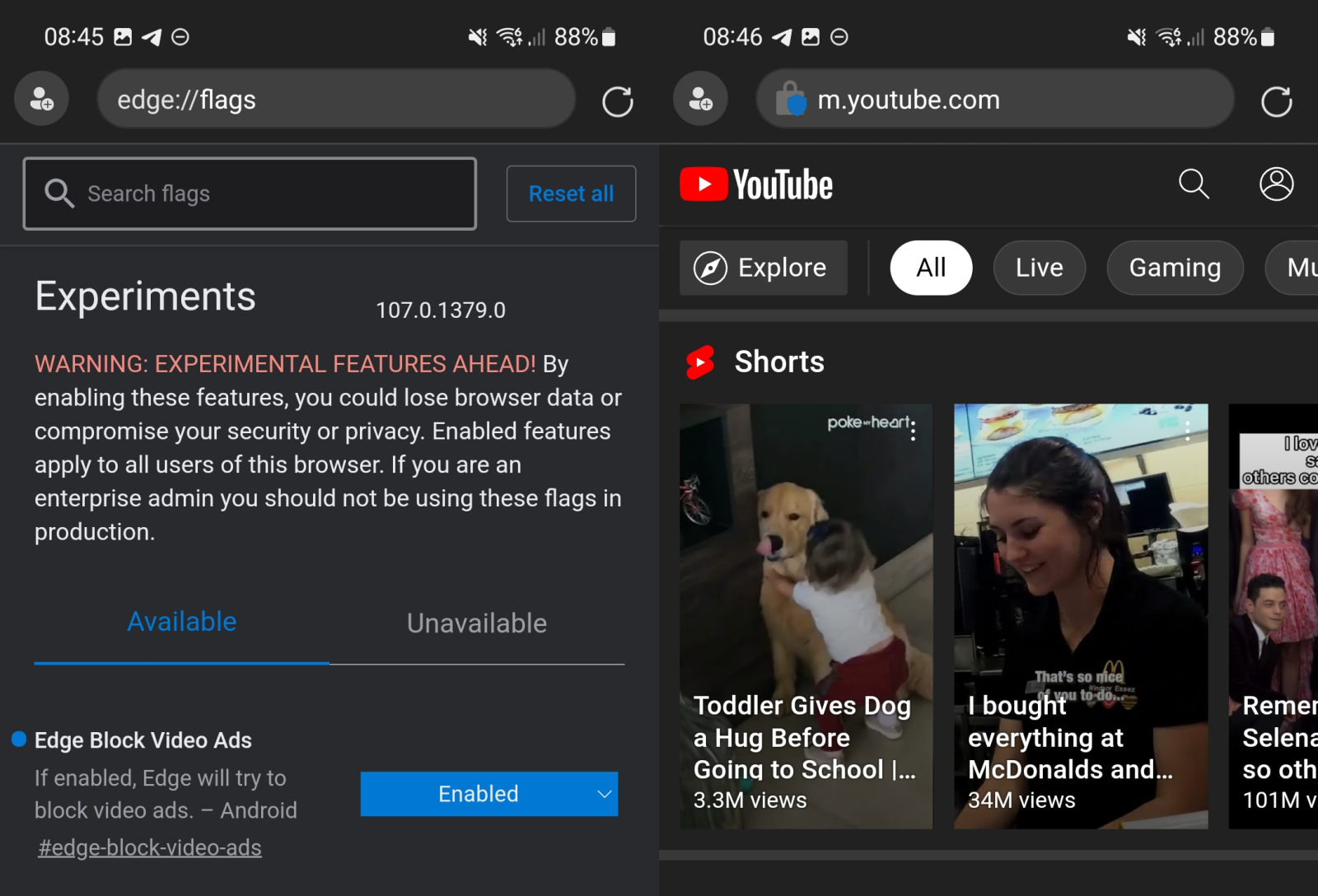 Microsoft is testing an video ad-blocker in Edge for Android