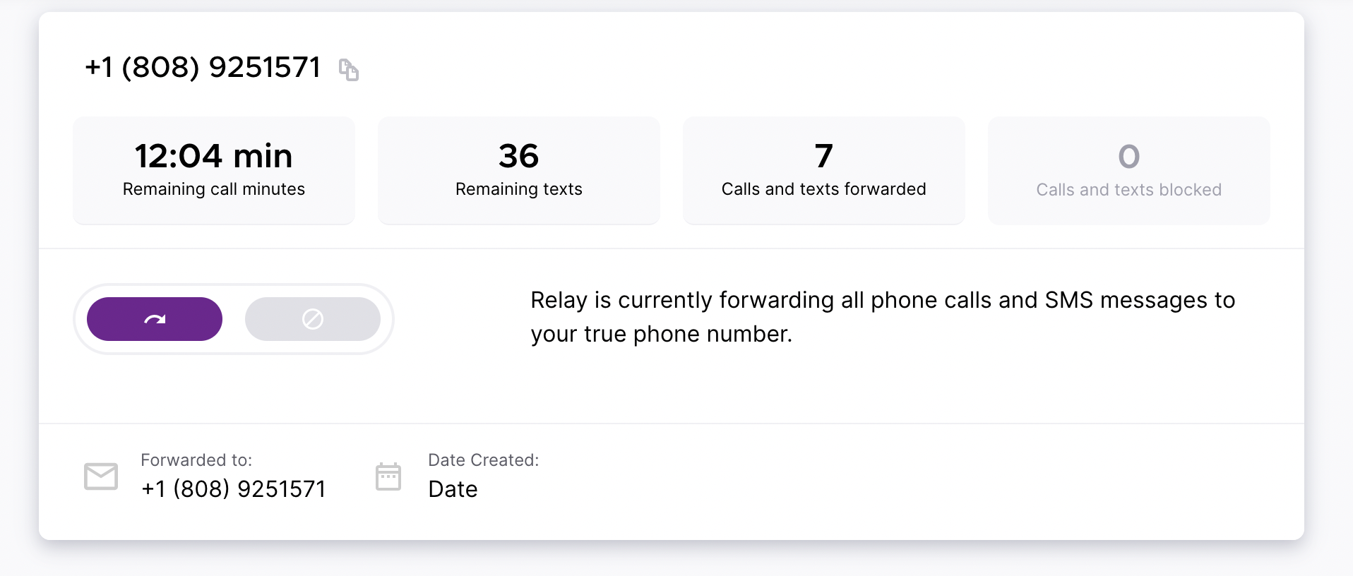firefox relay phone number protection