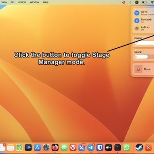 How to enable Stage Manager in macOS 13 Ventura