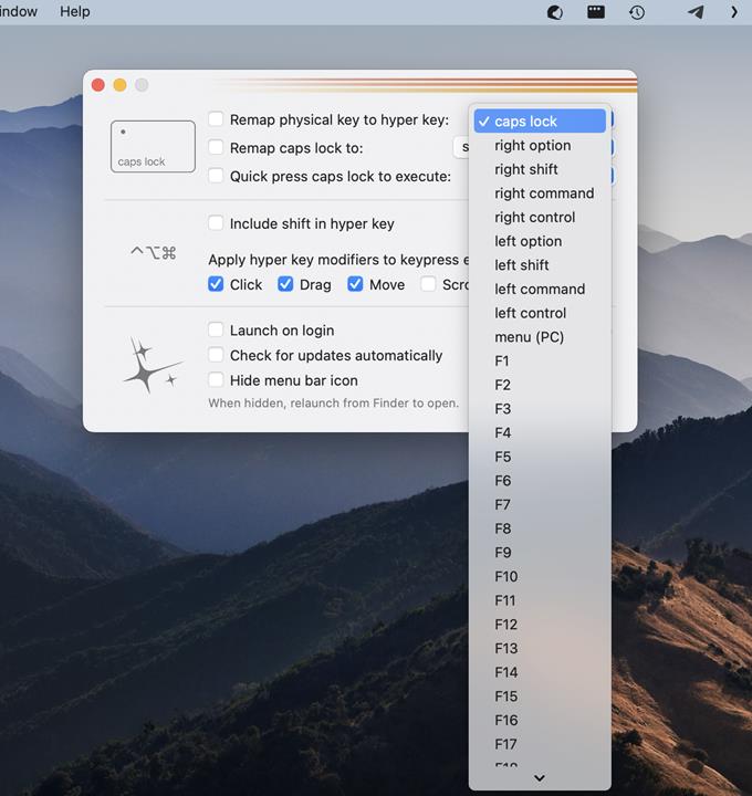 Hyperkey mac app