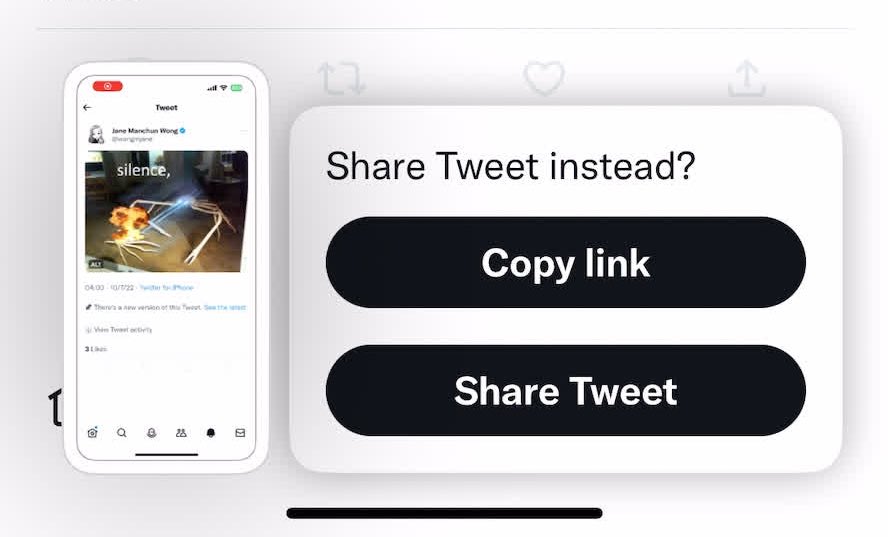 Twitter is preventing users from taking screenshots on iOS