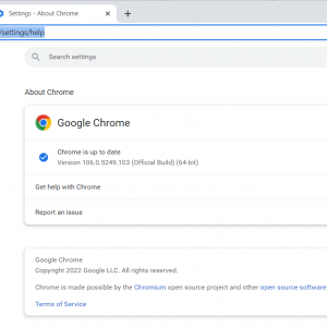 google chrome 106 update