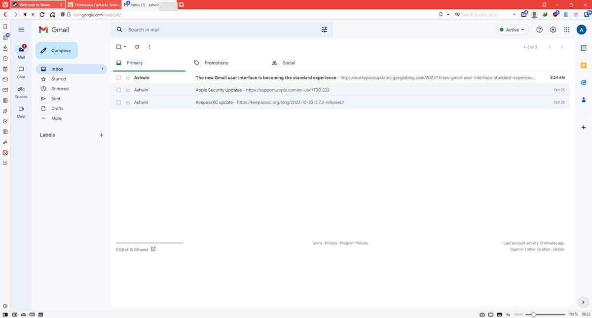 Gmail's new interface is now the standard experience for all users