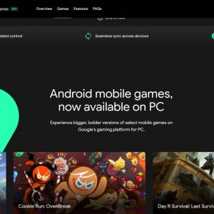 Google Play Games for PC beta