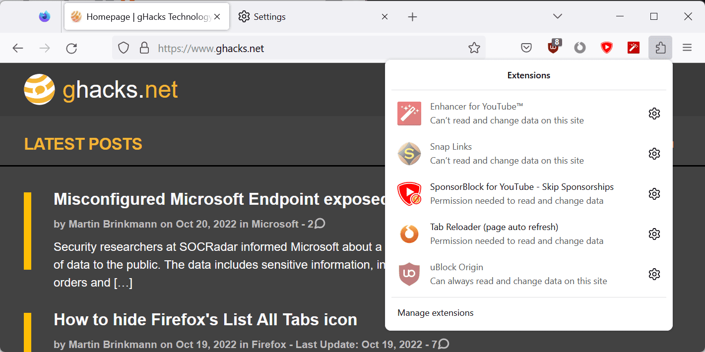 January's Firefox release will support Manifest V3 extensions