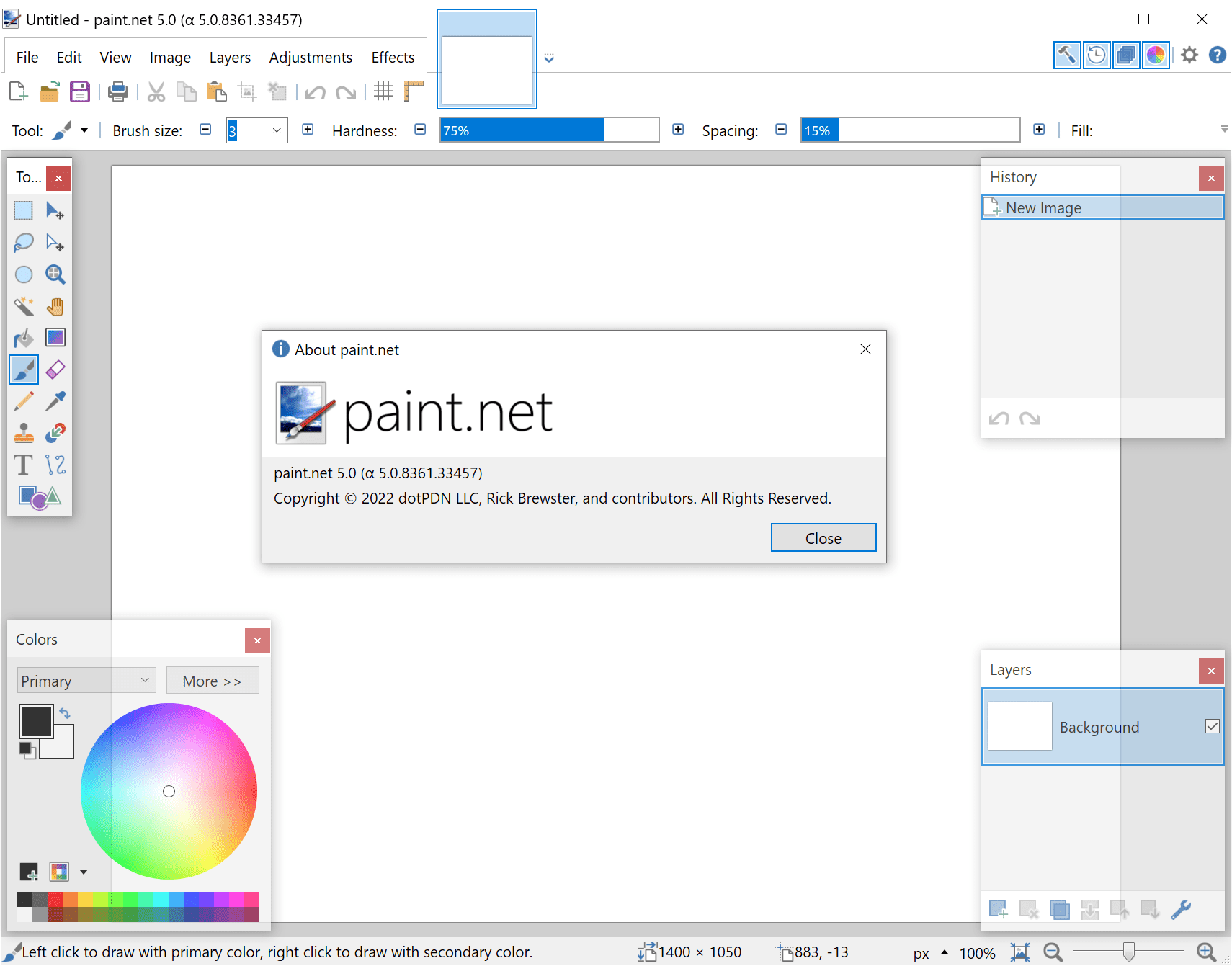 First Paint.net 5 Alpha release is now available